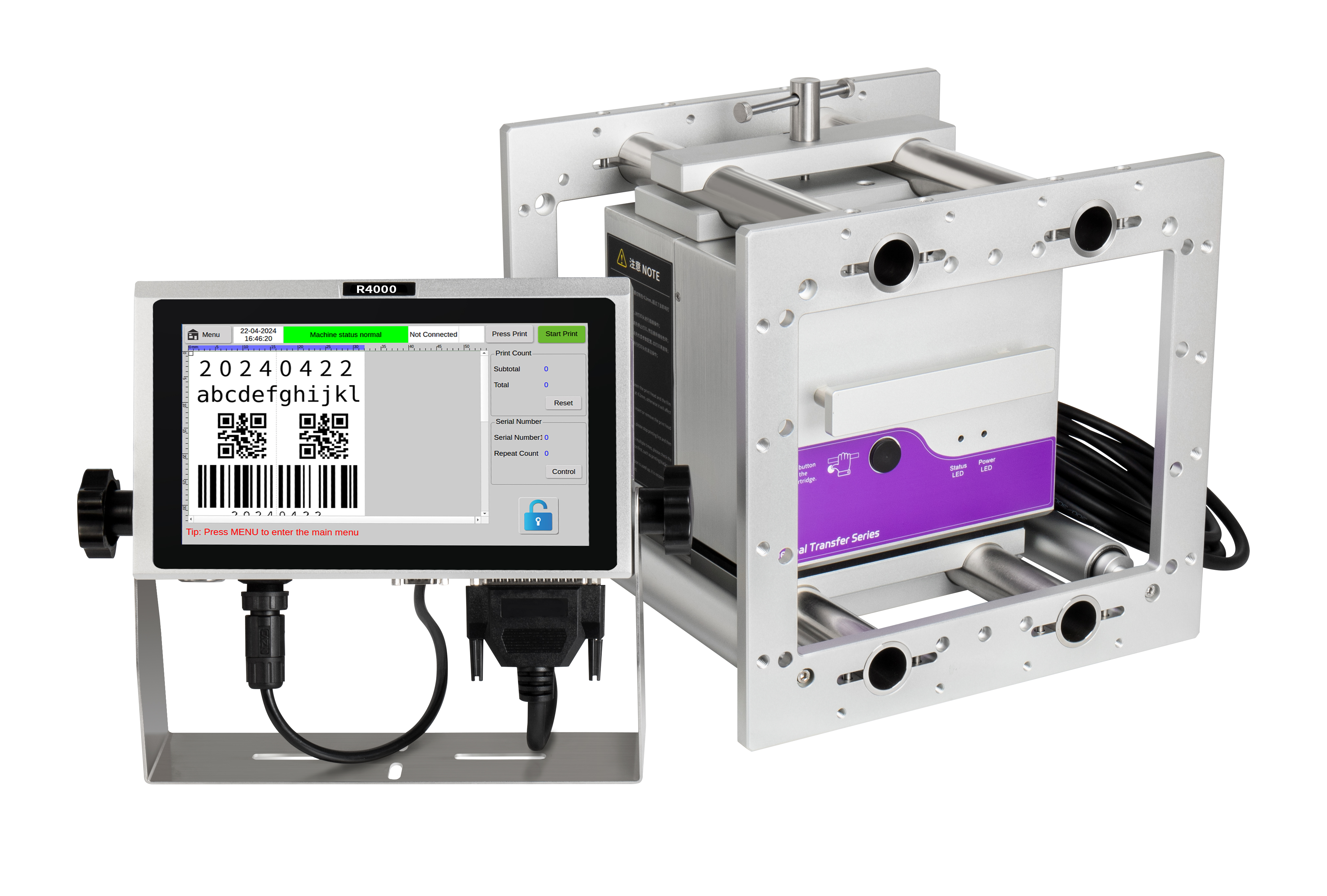 R4000-E2 Themal Transfer Overprinter